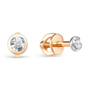 Серьги из золота с бриллиантами