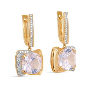 Серьги из золота Premium