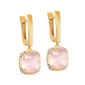 Серьги из золота Premium