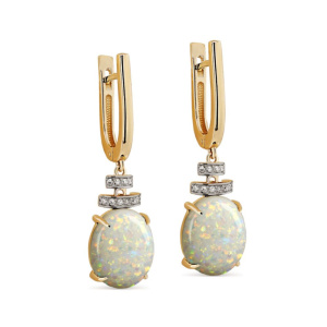 Серьги из золота Premium