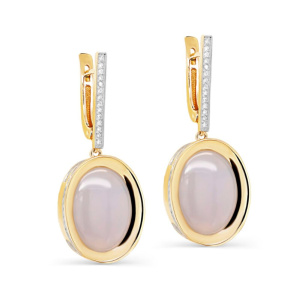Серьги из золота Premium