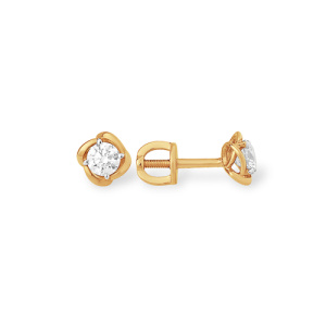 Серьги из белого золота