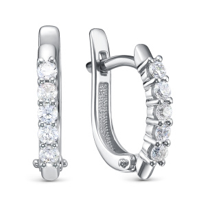 Серьги из платины
