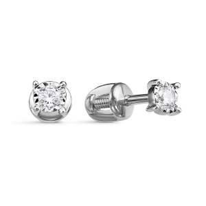 Серьги из золота с бриллиантами