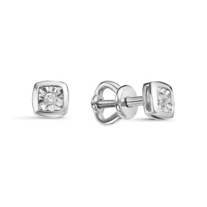 Серьги из золота с бриллиантами