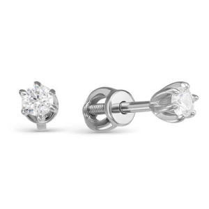 Серьги из золота с бриллиантами