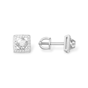 Серьги из золота с бриллиантами