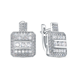 Серьги из золота Premium