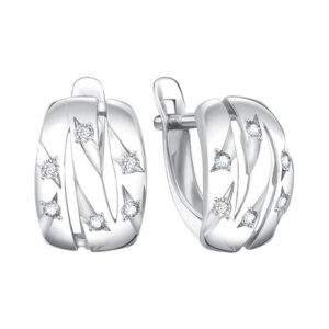 Серьги из серебра