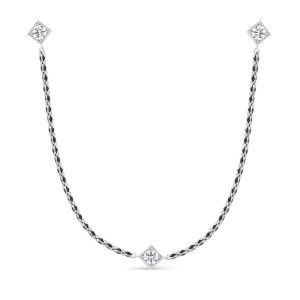 Колье из серебра