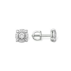 Серьги из золота с бриллиантами