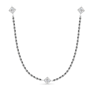 Колье из серебра