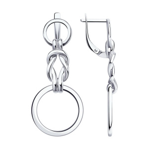 Серьги из серебра
