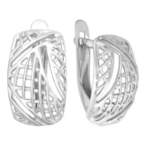 Серьги из серебра