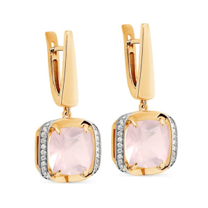 Серьги из золота Premium