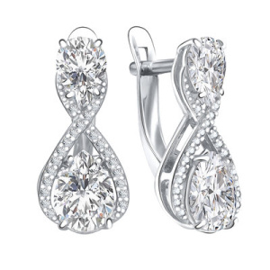 Серьги из серебра