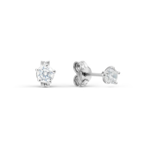 Серьги из белого золота