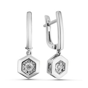 Серьги из золота с бриллиантами
