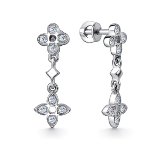 Серьги из серебра