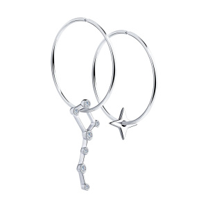 Серьги из серебра